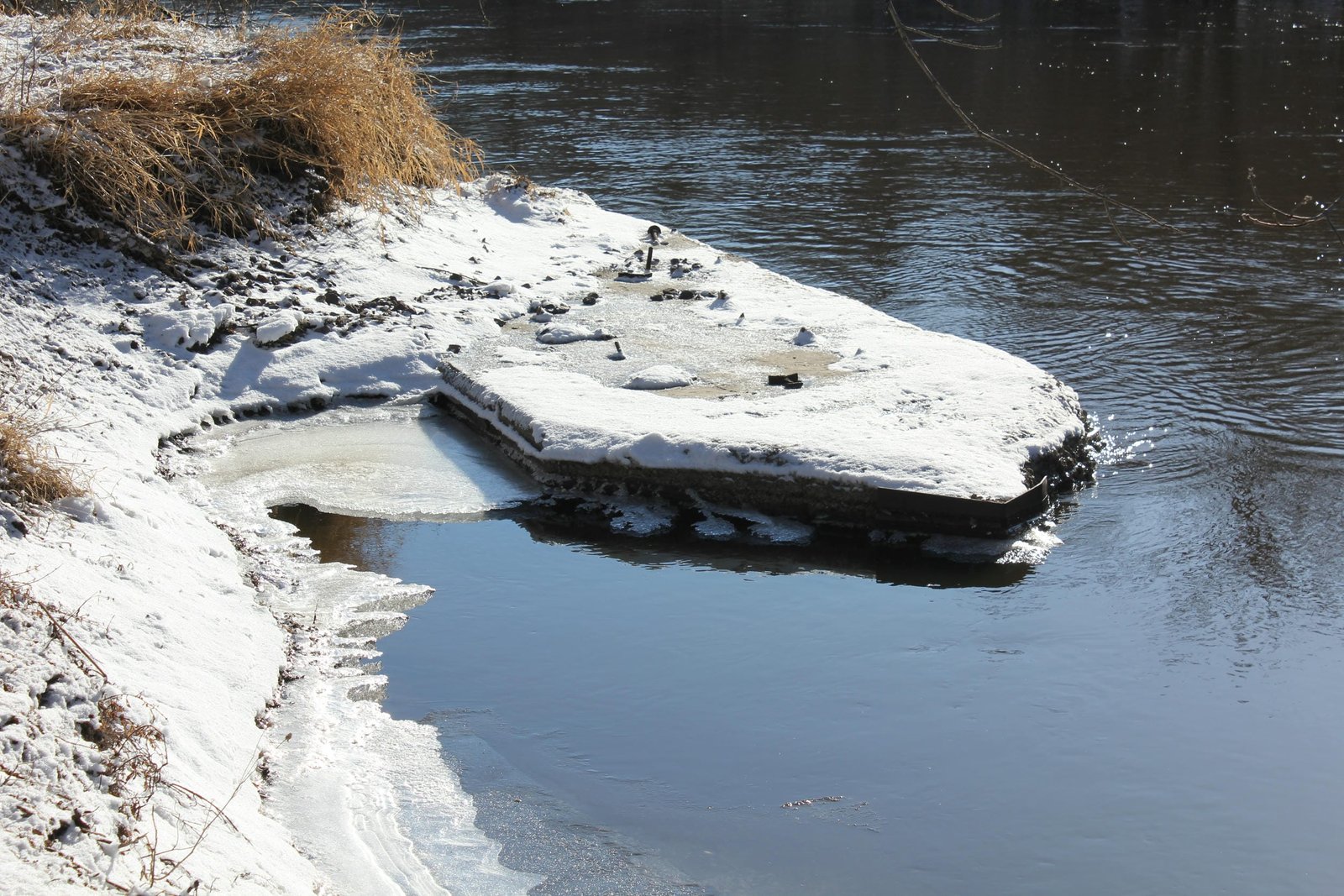 Footing from previous bridge